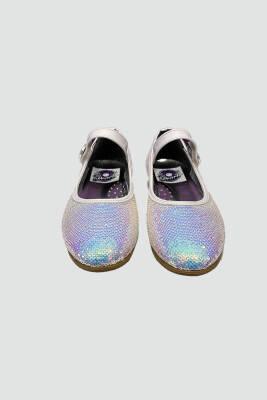 KIZ ÇOCUK BEYAZ PULLU BABET - Star Pearl Kids (1)