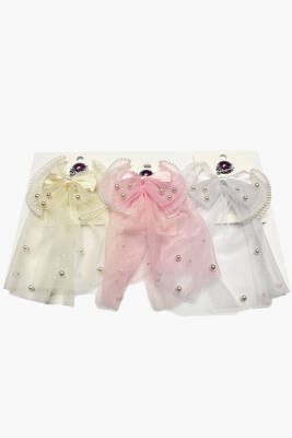 İncili Fiyonk klips toka - Star Pearl Kids