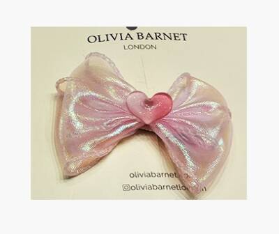 Kalp Fiyonk Klips Toka - Star Pearl Kids