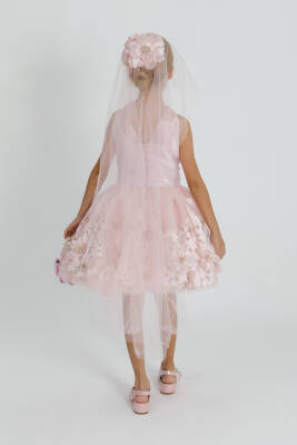 Kız Çocuk Çiçekli Elbise - Star Pearl Kids (1)