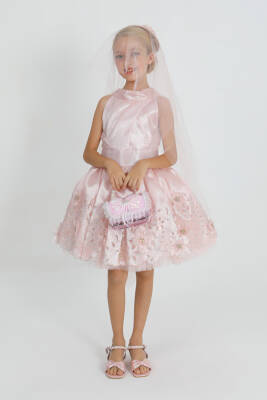 Kız Çocuk Çiçekli Elbise - Star Pearl Kids