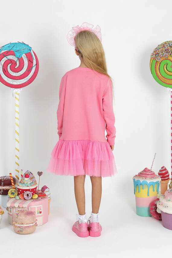 Kız Çocuk Dog Dress Elbise - 3