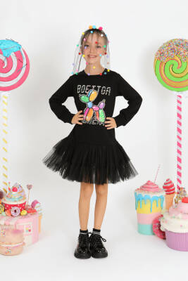 Kız Çocuk Dog Dress Elbise - 7