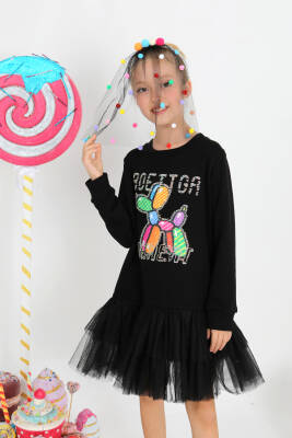 Kız Çocuk Dog Dress Elbise - 10