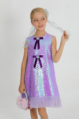 Kız Çocuk Fiyonk Elbise - Star Pearl Kids