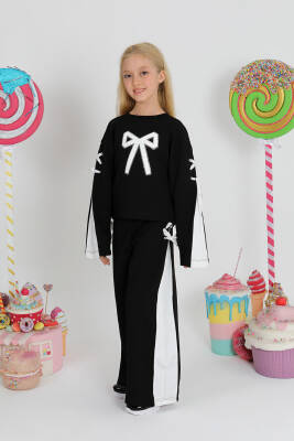 Kız Çocuk Fiyonk Eşofman - 4