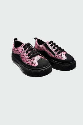 Kız Çocuk FUŞYA PUANTİYELİ SPOR AYAKKABI - Star Pearl Kids