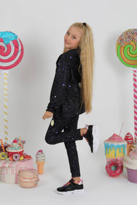 Kız Çocuk GYM Galaxy Uzun Tayt - Star Pearl Kids (1)