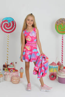 Kız Çocuk GYM Heart Şort Etek - Star Pearl Kids (1)