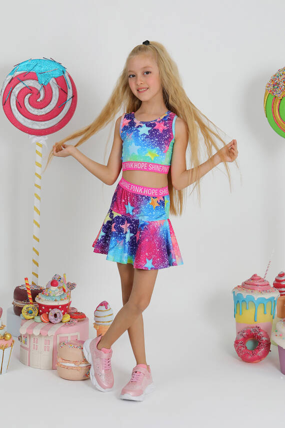 Kız Çocuk GYM Star Crop Atlet - 2