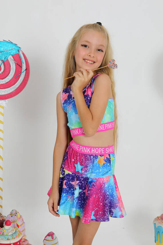 Kız Çocuk GYM Star Şort Etek - 1