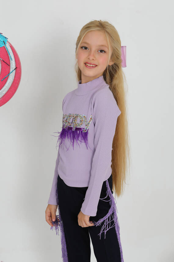 Kız Çocuk Happy T-Shirt - 1