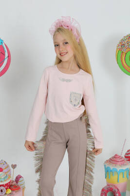 Kız Çocuk Kanat T-Shirt - Star Pearl Kids