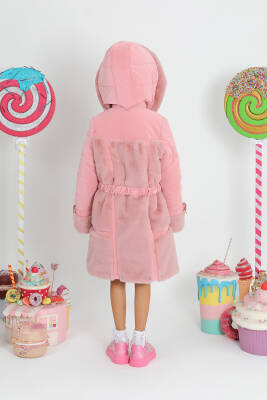 Kız Çocuk Kapüşonlu Mont - Star Pearl Kids (1)