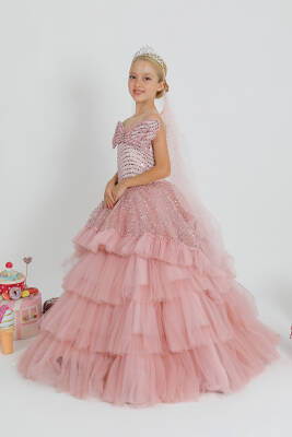 Kız Çocuk Kelebek Party Dress - 4