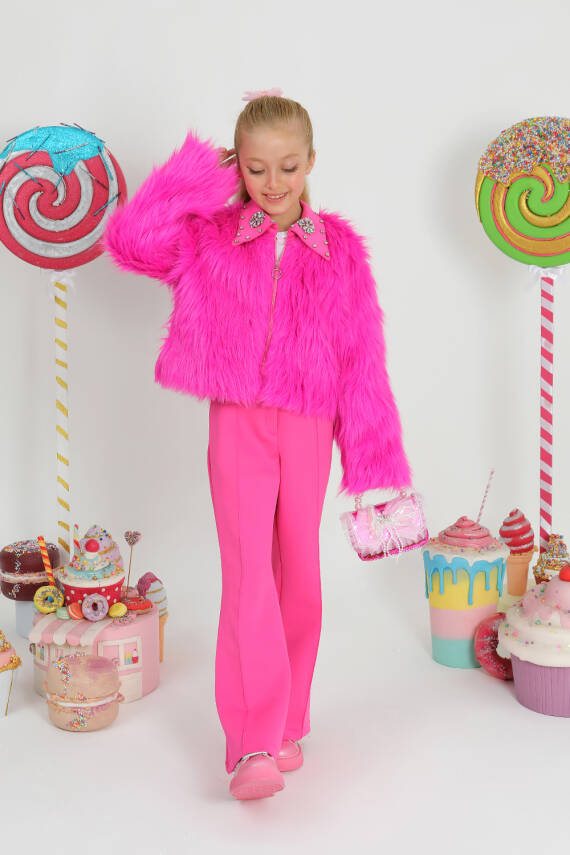 Kız Çocuk Kürk Takım - 3