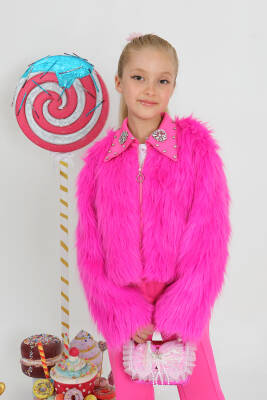 Kız Çocuk Kürk Takım - 6