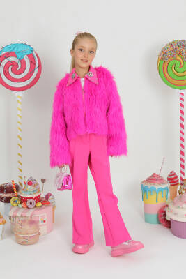 Kız Çocuk Kürk Takım - 7