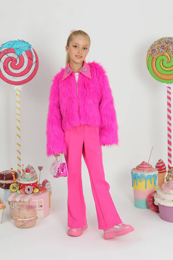 Kız Çocuk Kürk Takım - 7