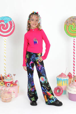 Kız Çocuk Neon Pantolon - Star Pearl Kids