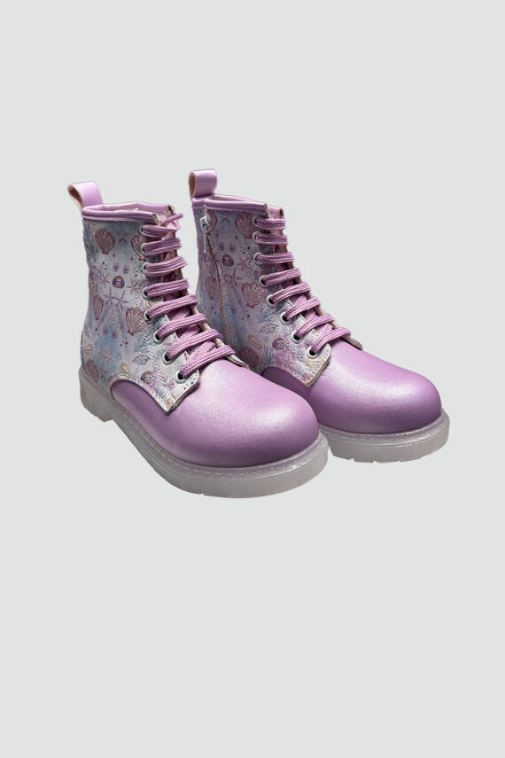 Kız Çocuk PARLAK İSTRİDYE IŞIKLI BOT - 1