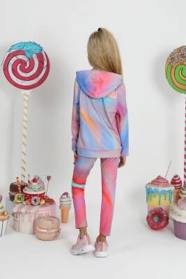 Kız Çocuk Pastel GYM Fermuarlı Sweatshirt - Star Pearl Kids (1)