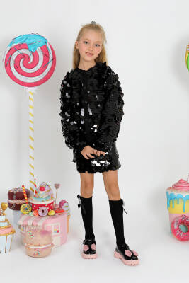 Kız Çocuk Payet Çeket - Star Pearl Kids (1)