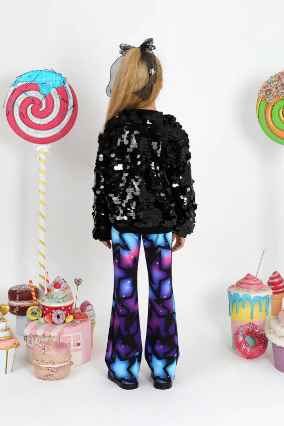 Kız Çocuk Payet Çeket - 3