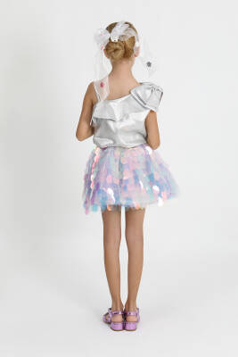 Kız Çocuk Payet Crop Etek - Star Pearl Kids (1)