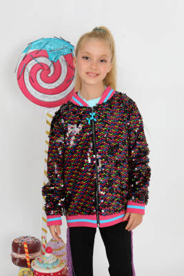 Kız Çocuk Payet Mont - Star Pearl Kids