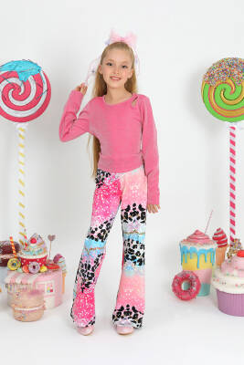 Kız Çocuk Simli Uzun Crop - Star Pearl Kids