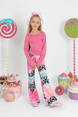 Kız Çocuk Simli Uzun Crop - Star Pearl Kids (1)