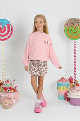 Kız Çocuk Şort Etek Takım - Star Pearl Kids