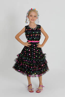 Kız Çocuk Star Elbise - 4