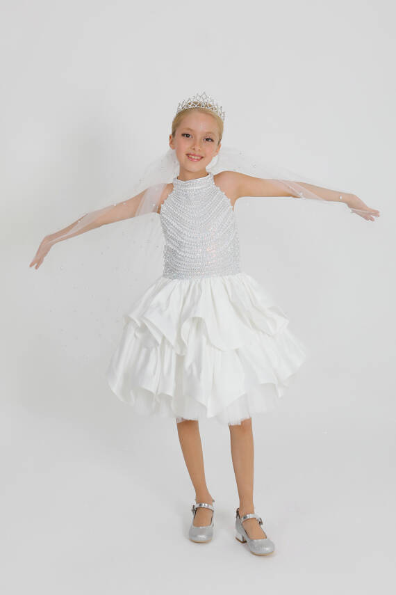 Kız Çocuk Star Pearl Dress - 5