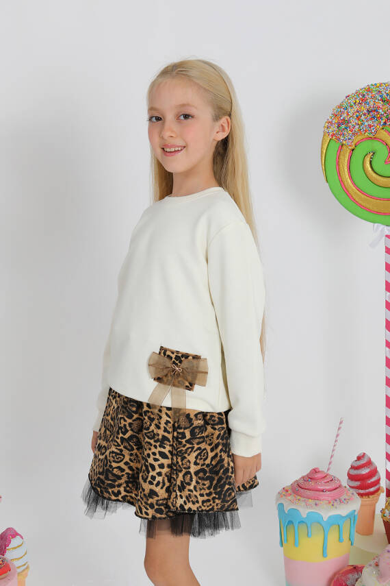 Kız Çocuk Sweatshirt Takım - 3