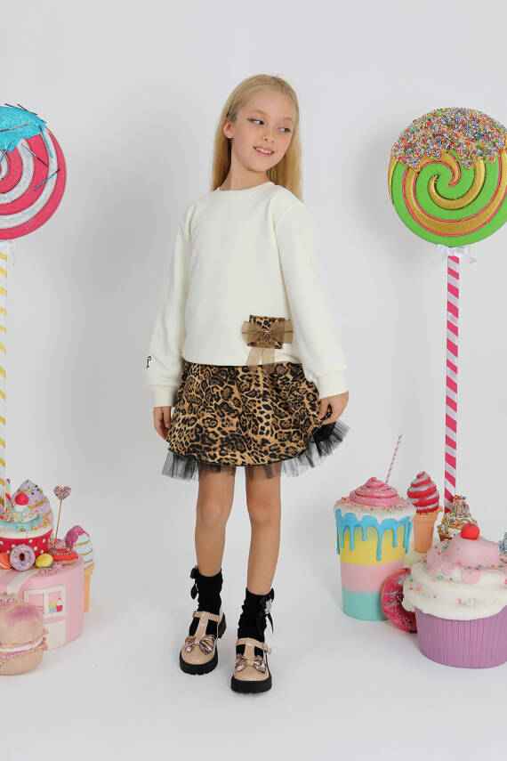 Kız Çocuk Sweatshirt Takım - 5