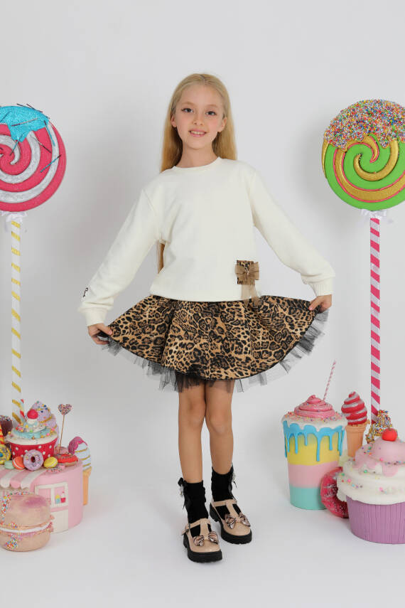 Kız Çocuk Sweatshirt Takım - 6