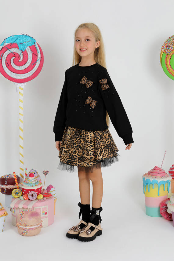 Kız Çocuk Sweatshirt Takım - 8