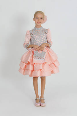 Kız Çocuk Taşlı Elbise - Star Pearl Kids