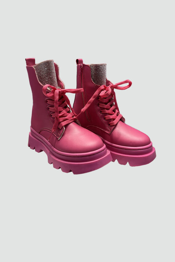 Kız Çocuk TAŞLI FUŞYA BOT - 1