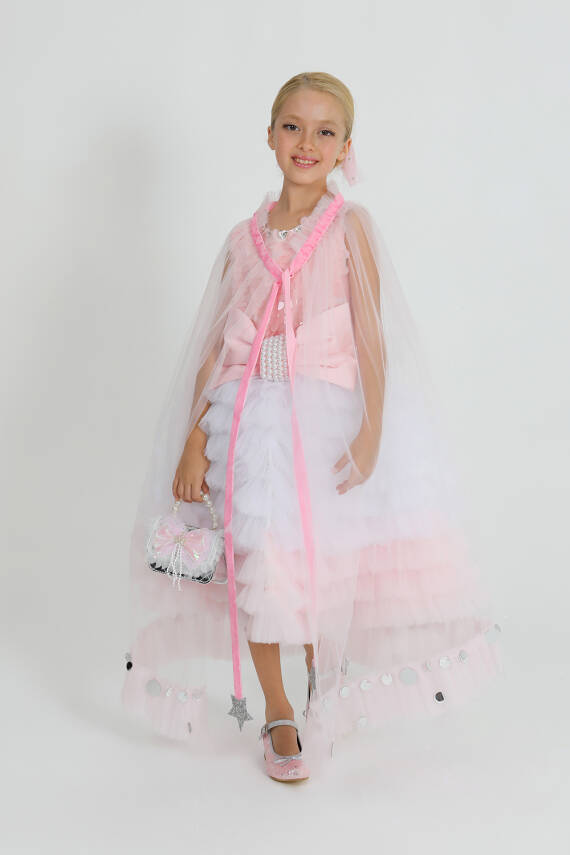 Kız Çocuk Tül Pelerin - 4