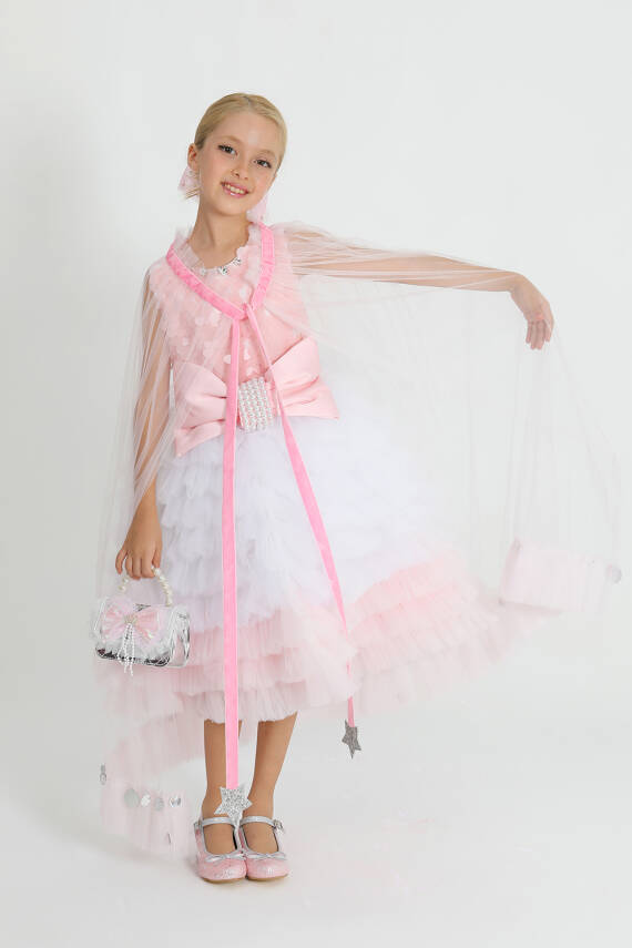 Kız Çocuk Tül Pelerin - 5