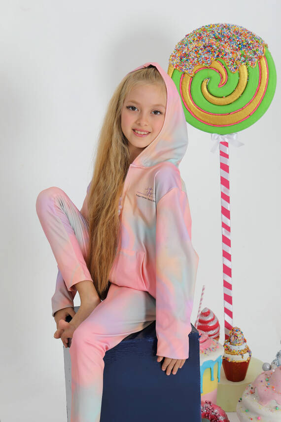 Kız Çocuk Tutya GYM Fermuarlı Sweatshirt - 2