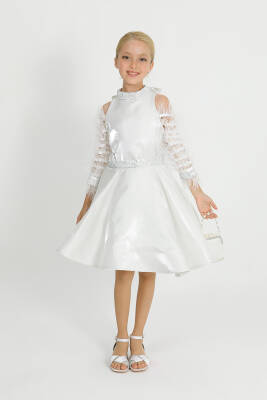 Kız Çocuk Tüylü Elbise - Star Pearl Kids