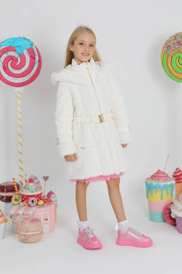 Kız Çocuk Kürk Mont - 4