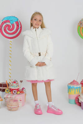 Kız Çocuk Kürk Mont - 5