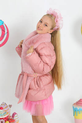 Kız Çocuk Kürk Mont - 8