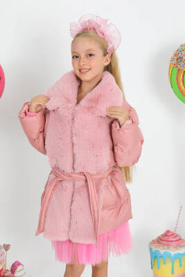 Kız Çocuk Kürk Mont - 6