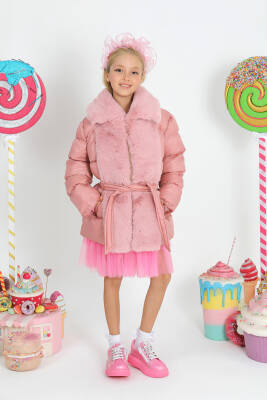 Kız Çocuk Kürk Mont - 10